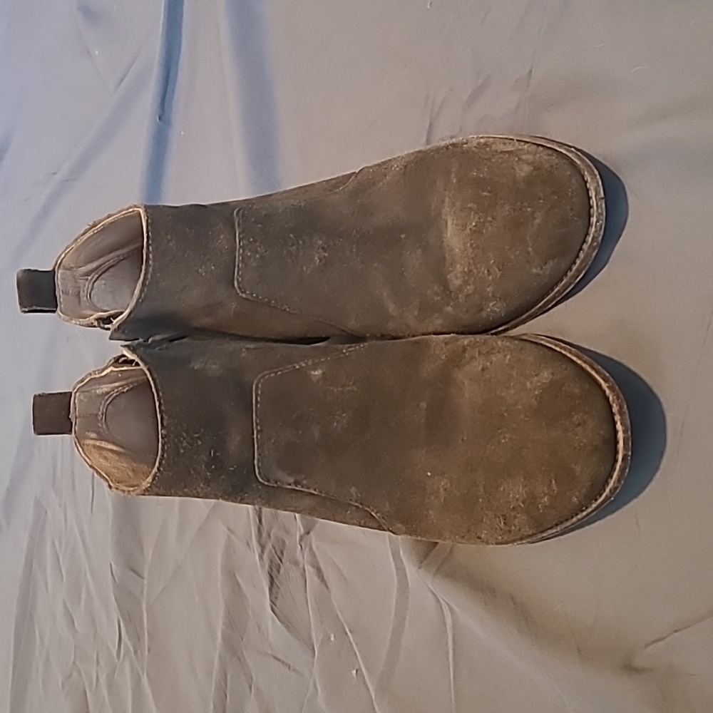 Madewell brown suede ankle boots size 9